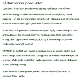 HAVTORN Ansigtsbar med E-vitamin