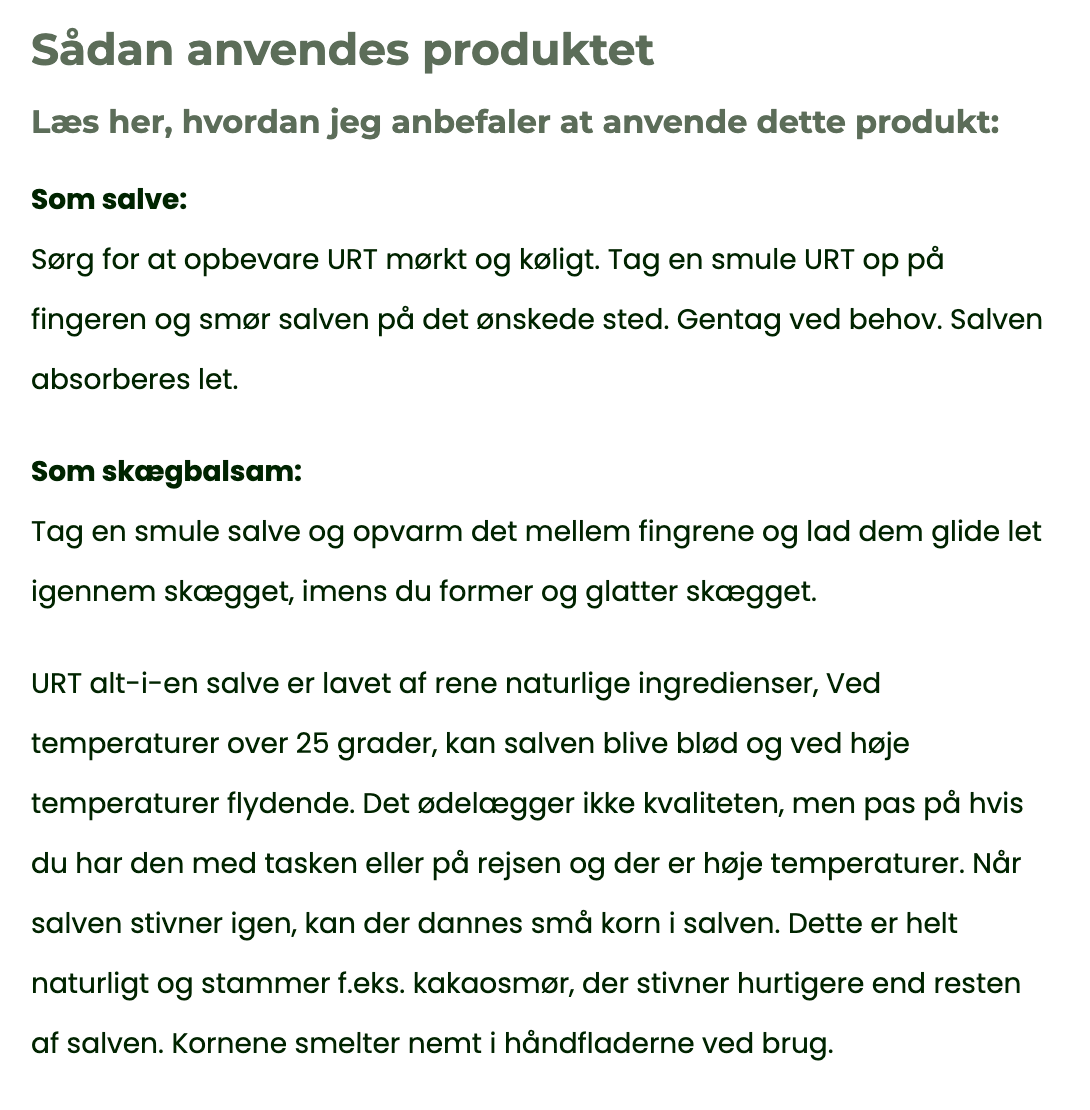RÅ Beard Balm med Bivoks & Rustik Rosmarin