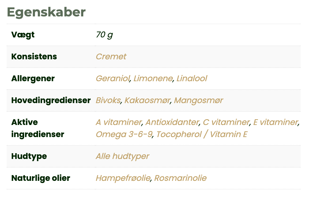 RÅ Beard Balm med Bivoks & Rustik Rosmarin