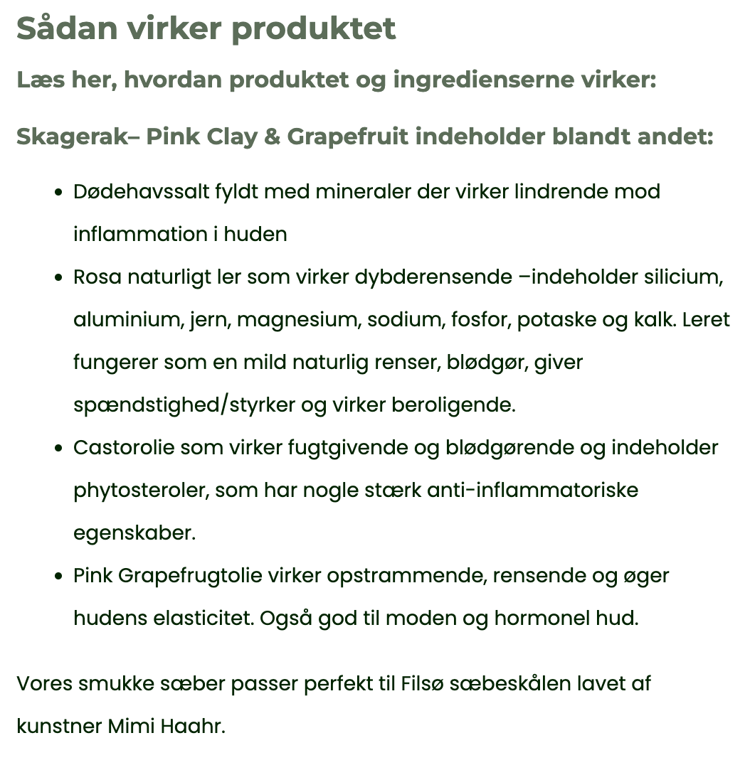 SKAGERAK – Pink Clay & Grapefruit