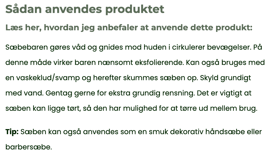 VESTERHAVET – Green Clay & Lemon Salt Soap